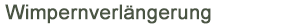 Wimpernverlngerung
